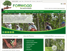 Tablet Screenshot of forwood.com